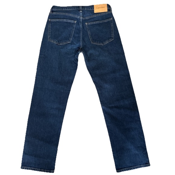 Calvin Klein Men's Standard Straight-Fit Stretch Jeans,Boston Blue  29W X 30L - Picture 1 of 9